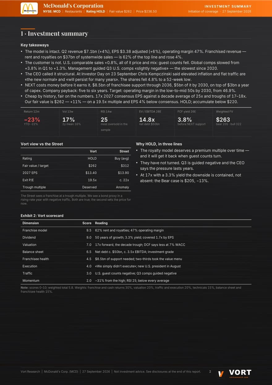 McDonald’s report, page 2